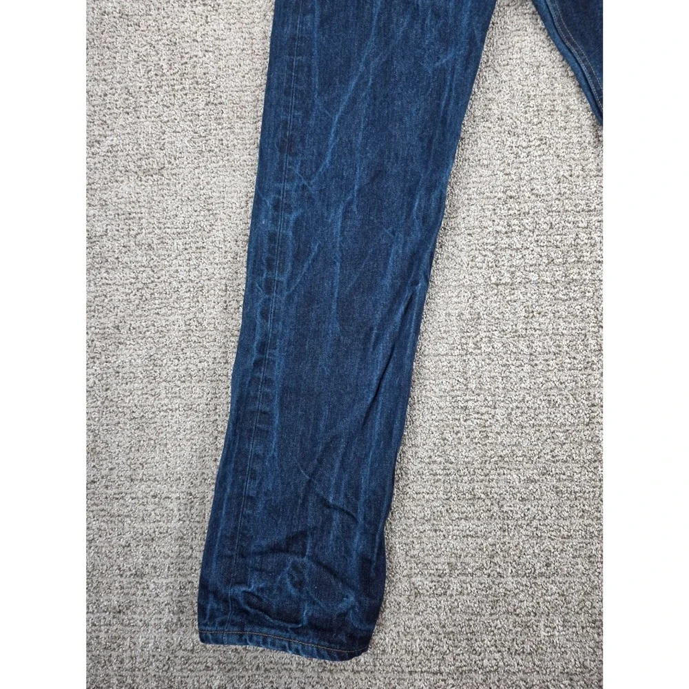 Filson Mens Jeans 34x34 Raw Indigo Made‎ in USA Denim Straight Leg Medium Wash